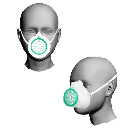 Silicone Rubber Respirator for Adult